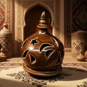 مبخرة مع خلفية